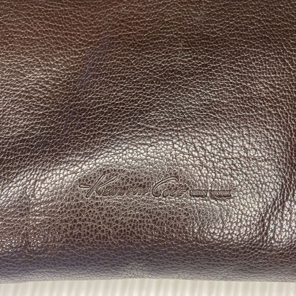 Sample Style Kenneth Cole Leather handbag purse clutch - Picture 11 of 12